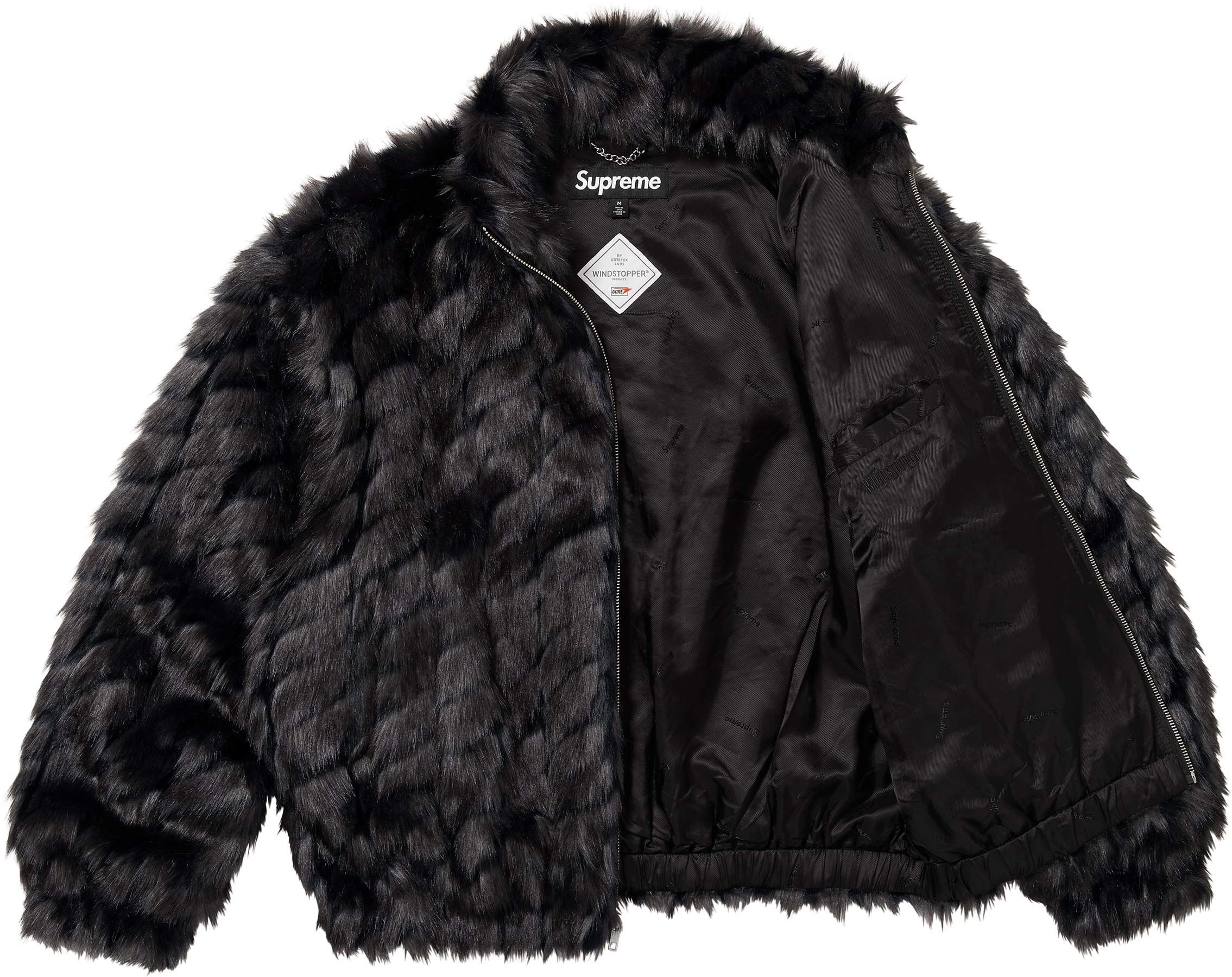 2-Tone WINDSTOPPER® Faux Fur Jacket view 19